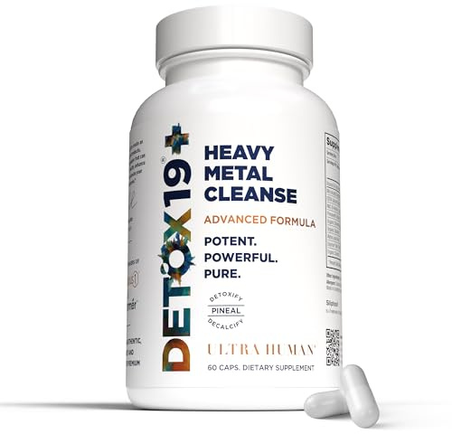Ultra Human Daily Wellness Support – Heavy Metal Detox Cleanse, with Zeolite, Shilajit, Organic Chlorella & Spirulina, NAC & Alpha Lipoic. Supports Daily Detox, Cognition, Immune System -(Made in USA)
