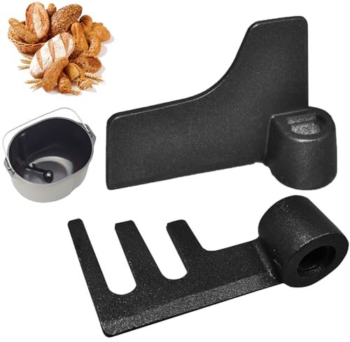 2 Pack Bread Maker Paddle for Panasonic Breadmaker, Kneading Mixing Blade Set for Panasonic Bread Maker, Nonstick Teflon Coated Compatible with SD-255 SD-256 SD-257 SD-2501 SD-2500 SD-2511 SD-ZB2502
