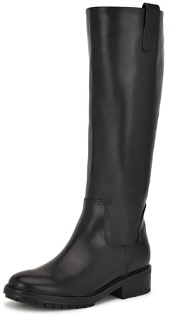 Nine West Women's Leigha Boot, Black 001, 7
