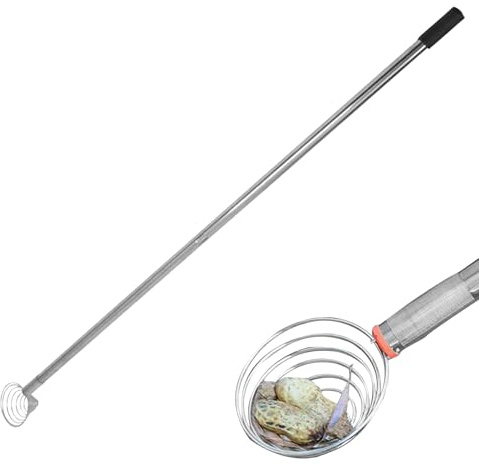 Chaies Collecteur de noix | Collecteur d'œufs, outil de jardin avec manche télescopique pour la collecte de coquilles pour camping, jardin, terrasse, parc, nettoyage et entretien du jardin