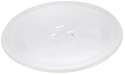 INOOMP Mikrowellenteller Glas ø Robuster Hitzebeständiger Drehteller Für Mikrowellenherde Mit Einfacher Montage Zubehör Typ Mikrowelle Langlebiges Qualitätsglas