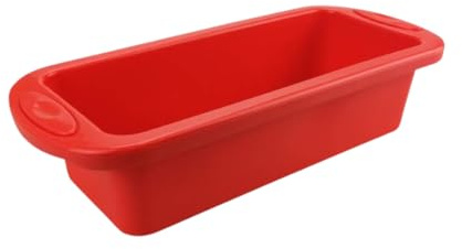 Legend Silicone Bread & Loaf Tins for Baking – 2 Pack 22x9x6cm Non-Stick Rectangle Cake Moulds, Reusable Baking Pans for Homemade Loaves, Cakes, Banana Bread, Meatloaf and Desserts