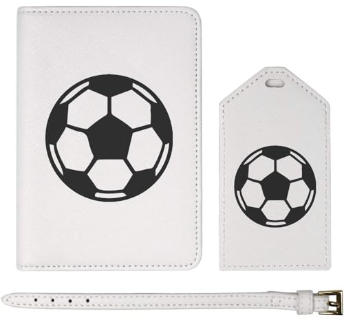 Azeeda 'Fußball' Passhülle & Gepäckanhänger (PA00036538)