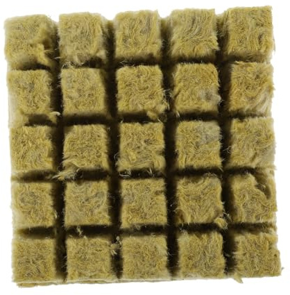 Yardenfun Blocchi Nutritivi Per Piantine Senza Terra 25 Pezzi 25x25x40mm Per Vivaio Coltivazione Rapida Substrato Traspirante e Idratante Adatto a Trapianto Alto Tasso Di Successo