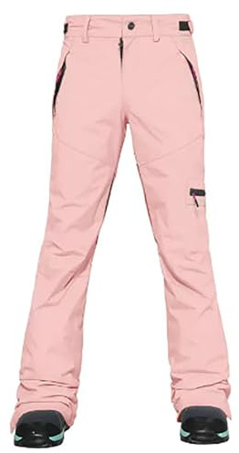 Pantalon de ski pour femme Slim Fit, pantalon d'extérieur pour femme imperméable et respirant, combinaison de ski chaude, pantalon de randonnée élégant, pantalon fonctionnel uni, pantalon de trekking