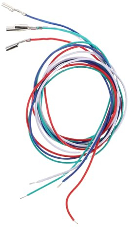 Veemoon Cable de Repuesto para Tocadiscos Conexión Estable y Cobre, Paquete de 4 Unidades Compatible Fonógrafos y Platos Giratorios