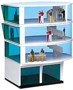 Carrera 20021102 Presstorn, byggnad och figurer, 35,4 x 10,6 x 26,0 cm (L x H x D)