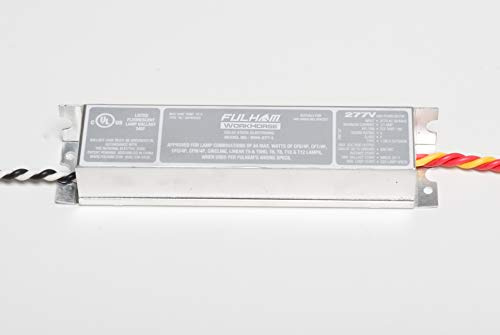 Fulham Lighting 10080 WH4-277-L Workhorse 5-Versatile Fluorescent Instant Start-230V-Linear Model with Side Leads Electronic Ballast