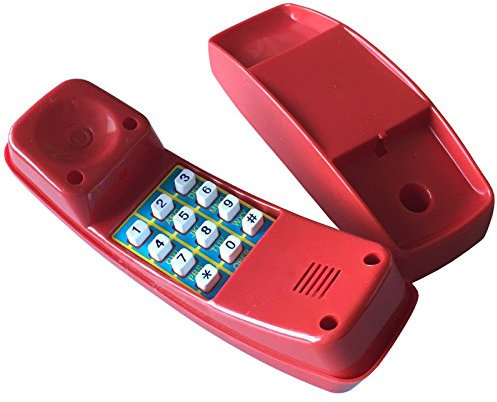 Loggyland Kindertelefon para Torre de Casa de Juegos - Rojo