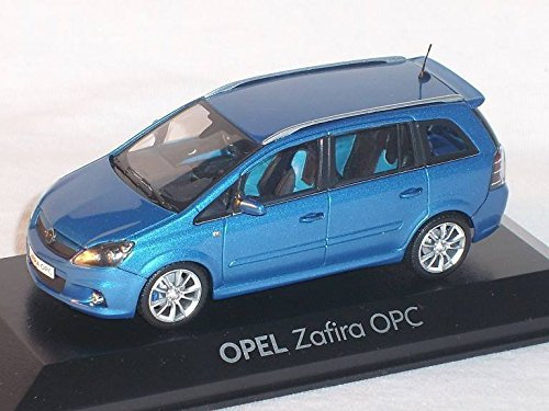 Opel Zafira Opc B Blau 1/43 Minichamps Modell Auto Modellauto SondeRangebot