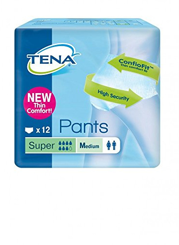 Tena Healthcare Pants Super - Medium | Incontinence Underwear for Men & Women, Moderate to Heavy Leakage, Fast Absorption, Odour Control & Triple Skin Protection
