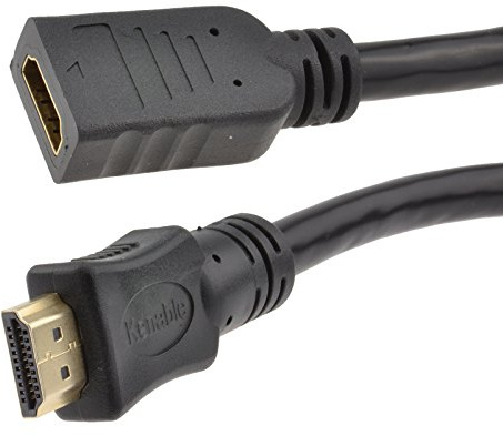 kenable HDMI 2,0 d'extension Rallonge Cordon Haute Vitesse 4K UHD TV Mâle Vers Femelle câble 1 m [1 mètre/1m]