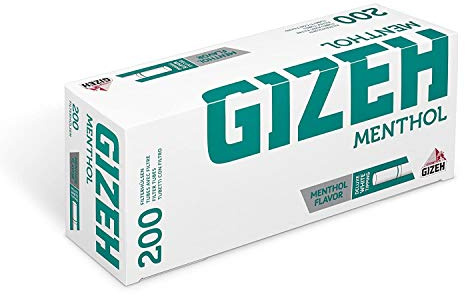 Gizeh Menthol Hülsen Zigarettenhülsen mit Mentholfilter 20 Boxen