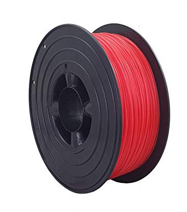 OWL-Filament Premium 3D PETG Filament 1kg 1,75mm PET-G Made in Germany (Rot-Transparent)