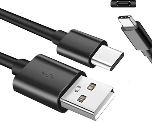 Lite-an - Cavo di ricarica USB C da 1 metro da USB A a USB C tipo C cavo di ricarica rapida 3A 15W cavo USB C ultra resistente per caricabatterie Samsung, Huawei, Xiaomi, Nokia, Motorola - nero