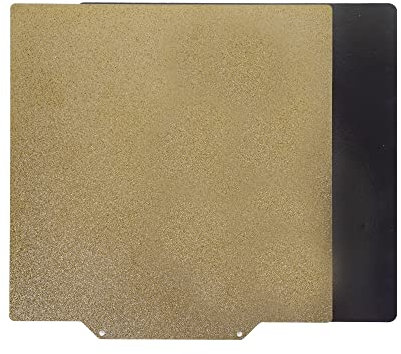 3D-Druck PEI-Blech, Federstahlplatte 310 x 310 mm mit PEI + magnetischem Aufkleber B Oberflächendruck Heißbettteile für MEGA X Ender 3 Max CR 10