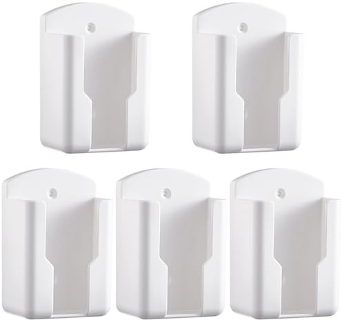 ULTECHNOVO Soporte para mando a distancia, montaje en pared, organizador universal para mando a distancia, smartphone, cosméticos, bolígrafos, soporte de pared multiusos, 3 x 2 x 1 pulgadas