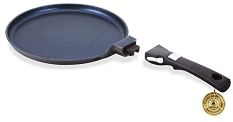 Laguiole - Crepière 26 cm amovible noir anti-adhésif Bleu Diamond induction