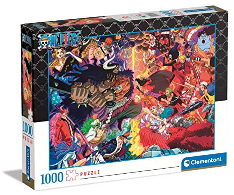 Clementoni One Piece Film Red Puzzle 1000 Teile - Legespiel für Manga & Anime Fans - für Erwachsene und Kinder ab 9 Jahren, 39751