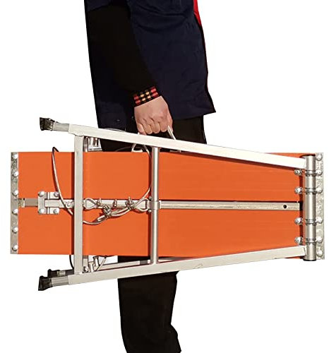 Scaffolding Equipment Folding Work Platform Drywall, Multipurpose Tower Ladder Stool Work Bench Adjustable Height
