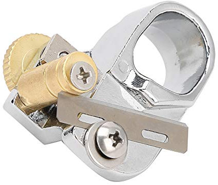 Gürtelschneider Leder Handschneiden DIY Bastelwerkzeug mit 3 Klingen Lederhandwerk ZubehöR Spitzenschneider Leder Groover Werkzeug Lederbandschneider Riemenschneider