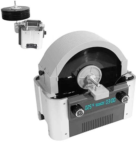 SioNS Ultrasonic Vinyl Cleaning Machine 6L Ultrasonic Vinyl Cleaner 7-12 Inch 10 Records Ultrasonic Cleaner 240W Ultrasonic Records Cleaner with Drying Rack for Home Commercial