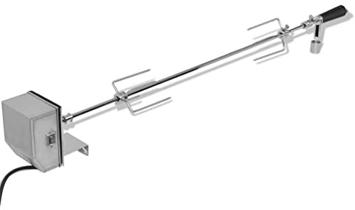 Spiedo Professionale con Motore in Acciaio 1200 mm (2,9 kg)-Casa e Giardino