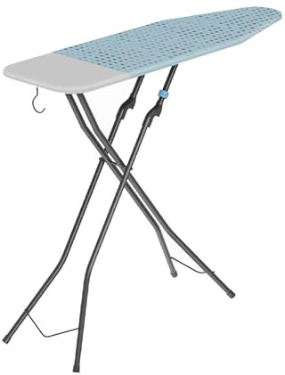 LVFXQRXO Tabla De Planchar Vertical Plegable con Funda Y Soporte Y Gancho para Planchar Robusto Soporte De Plancha con Patas De Metal (12''*43'')