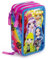 L'ERBAVOGLIO Original 3 Zip School Pencil Case Complete with 44 Pieces, Rainbow High (Fuchsia/Rainbow), pen holder for kids