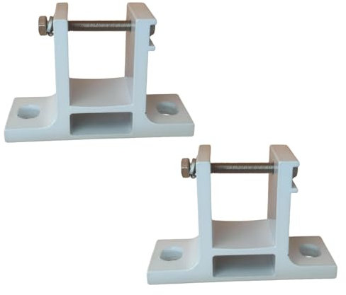 MagiDeal Lot de 2 supports de montage mural pour auvents, accessoire en métal, support de protection contre la pluie, pare-soleil pour porche de jardin