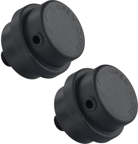 Confezione da 2 Silenziatori per Compressore con Filtro Dell'aria, Accessori Compressore Aria, Nero Filtro per Riduzione del Rumore del Compressore D'aria per Compressori Senza Olio (16 mm)