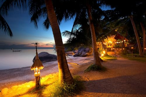 Cuadro isla koh tao tailandia – Made in France – Cuadro de cristal acrílico 120 x 80