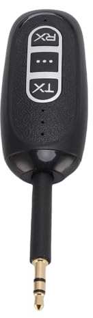 Plyisty Receptor Transmisor Bluetooth 5.4 con LDAC, Adaptador de Audio Inalámbrico con Baja Latencia, para Estéreo Antiguo, Altavoces, Autos
