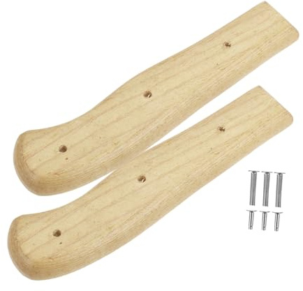 Angoily Ergonomischer Messergriff aus Robustem Hartholz Japanischer Ersatzgriff für Küchenmesser Rutschfest und Langlebig für Profi-kochmesser und Küchenzubehör