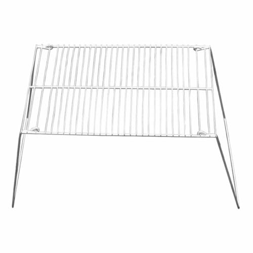 Zerodeko Griglia per Barbecue Pieghevole in Acciaio Inox 304 Mini Portatile e Compatta Ampia Capacità per Barbecue da Esterno Campeggio e Picnic