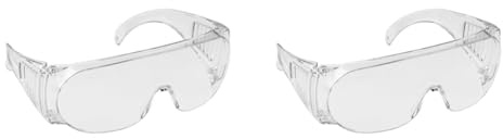 Högert Technik - Gafas de protección Venecia transparentes uniformes | Gafas para protección ocular individual | EN 166: 2001 | estructura ligera y duradera (Paquete de 2)