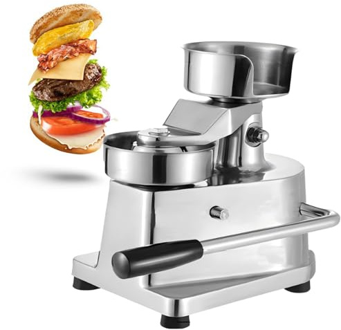 ExoticaBlend Pressa per Hamburger Professionale - Pressa per Hamburger Professionale con 500 Fogli di Carta per Hamburger, Base in Acciaio Inox - per Ristoranti, Food Truck, Uso Domestico 3size