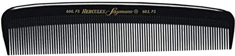 HERCULES SÄGEMANN - 600-602 Herren Taschenkamm | Herren Kamm mit grober und feiner Zahnteilung | Für Styling von feinen Männer-Frisuren | Größe: 5 Zoll