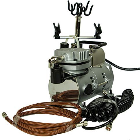 Sparmax Kompressor Airbrush TC-501AS mit Druckminderer Druckluft Kompressoren