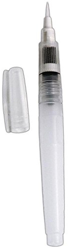 Ranger TIP33080 Tim Holtz Water Brush with Fine Detailer Nib, 6-Inch, White