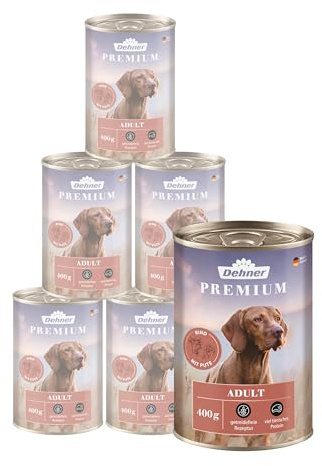 Dehner Premium Nourriture pour Chien Adulte, bœuf et Dinde