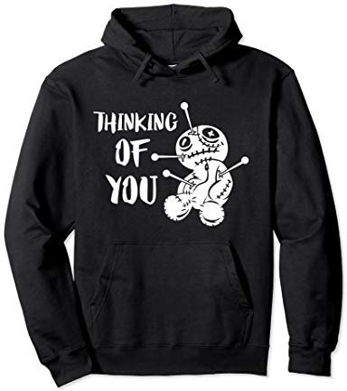 Thinking Of You - Voodoo Puppe Halloween Pullover Hoodie