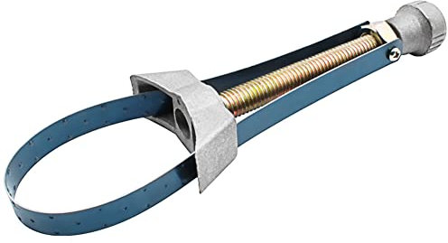 Cyleto Ölfilterschlüssel Car Truck Motorrad Ölfilter Ausbau Werkzeugriemen Schlüsseldurchmesser Einstellbar 60mm bis 120mm