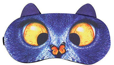 Schlafmaske Augen Schlafen Augenmaske 3D Lustig Augenbinde Atmungsaktiv Einstellbar Gurt Schlafbrille Jugendliche Erwachsene Augenklappe Bequem Nachtmaske für zu Hause Outdoor