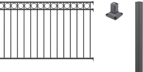 Alberts 511173 - Recinzioni ornamentali in alluminio, antracite
