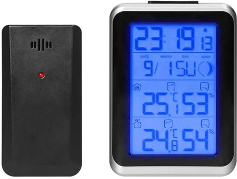 Miratic Estación Meteorológica Inalámbrica Multifunción Estacion Meteorologica Interior Exterior Sistema de Monitoreo de Clima Preciso