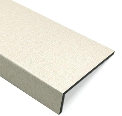 Fensterbank Innen Acrylfensterbrettabdeckungs-Stoffordnungen, Dekorativer mit Einer Kappe Bedeckender Ersatz der Wasserdichten Fensterbank, Erkerabdeckung für Beton/ Fliesen(Color:L-140cm/55.1in,Size:
