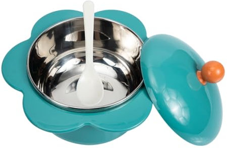 HOLIDYOYO Ciotola per Noodles in Acciaio Inossidabile 304 Design Antiscottatura per Uso Capacità per e