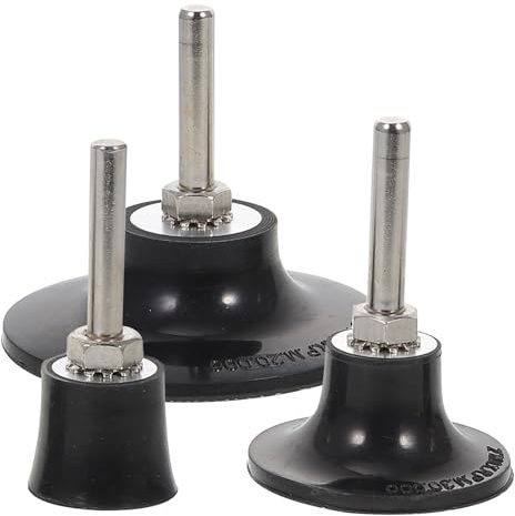 COHEALI 3Pcs Quick Lock Rotating Disc Holder Set for Power Drill, Sanding Disc Attachment Backing Pads 23Mm 45Mm 69Mm, Compatible with Angle and Die Grinder Accessories for Surface