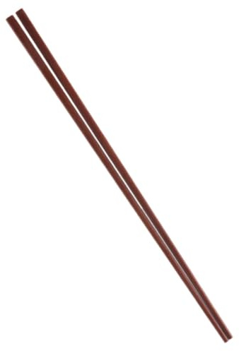 SWOOMEY Palillos Largos de Madera para Hot Pot y Barbacoa, Reutilizables, Extra Largos de 32 Cm, Fáciles de Limpiar, 1 Par Marrón